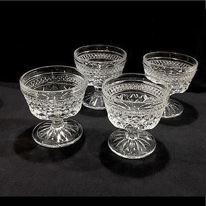 Set of four Wexford Champagne/Tall Sherbet glasses